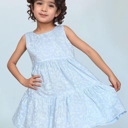 ArthLife Sky Blue Dino Dress-39
