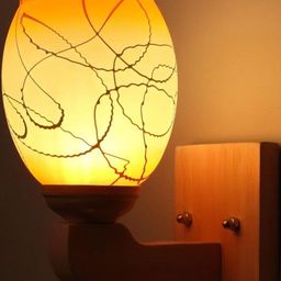 1ST TIME Orange & White Solid Glass Traditional Cylinder Wall Lamps Wall Lamps-picture-16