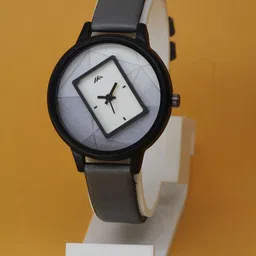 VIRAKTI Women Leather Straps Analogue Watch G-72-BLACK-V.Y-image-46