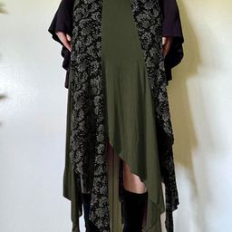 StyleCast x Revolte Printed A-Line Maxi Skirt-63