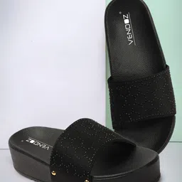 VENDOZ Embellished Open Toe Flats-picture-16