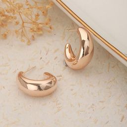 SARAF TRENDZ Contemporary Half Hoop Earrings-23