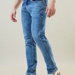 TIM PARIS Ferdinand Men Original Tapered Fit Mid-Rise Stretchable Jeans-picture-4