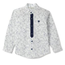 TALES & STORIES Boys Floral Printed Casual Shirt-picture-6