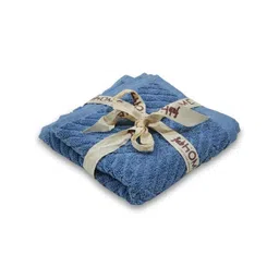 Fabindia 2 PiecesBlue Cotton Face Towels-54