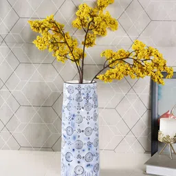 Myntra Elegant Homes Yellow 2 Pieces Blooming Artificial Flower Branches-21