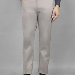 Canary London Men Smart Slim Fit Wrinkle Free Trousers-image-39