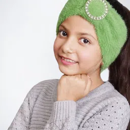 Bharatasya Girls Soft Knitted Warm Woolen Headband-image-46