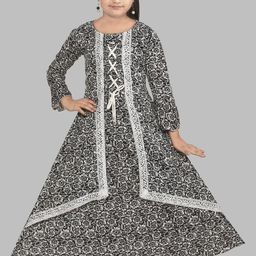 Nickys Disegno Girls Black Dresses-image-1