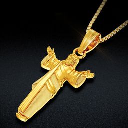 Joyalukkas Women 22 Kt Yellow Gold Holy Aura Gold Pendent 2.54gm-image-94