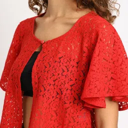 Moonaa Fashion Open Front Shrug image 4
