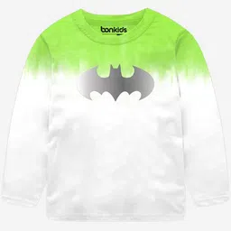 BONKIDS Boys Printed Drop-Shoulder Sleeves Applique T-shirt-image-84