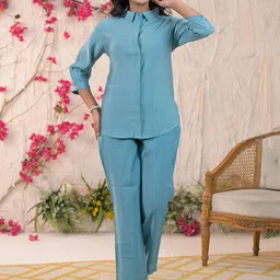 ROOHANIYAT Shirt & Trousers Co-Ord Set-picture-42