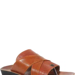 Trump Tan PU Flip Flops-image-9