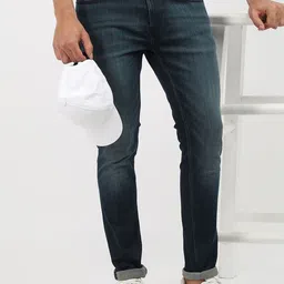 Tommy Hilfiger Men Slim Fit Low Distress Stretchable Jeans-image-74