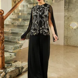Shally Bhasin by Athena Women Embroidered Top & Trouser Co-Ord Set-picture-21