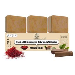 SIORE Sandalwood & Saffron Magic Soaps Handmade,Paraben Free (3 x 100 g)-18