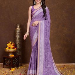 KALINI Bandhani Poly Georgette Saree-picture-24