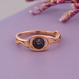 GC PREMIUM JEWELLERY Rose Gold-Plated Watch Dial Motif Finger Ring-image-14