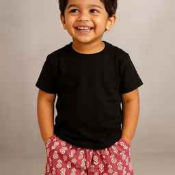 Pum Pum Boys Printed Cotton Shorts-image-87