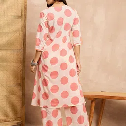 all about you Polka Dot Printed A-Line Tunic with Palazzos Co-Ords image 5