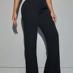 NU CLOTHS Women Relaxed Regular Fit High-Rise Trousers-picture-9