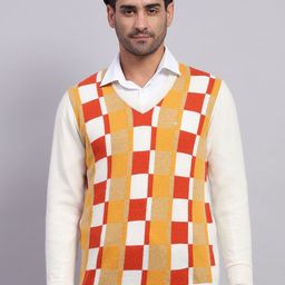 Monte Carlo Men Checked Woollen Pullover-picture-19