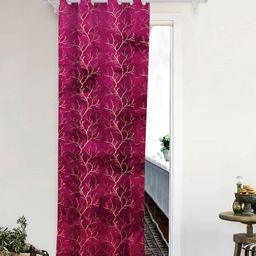 THE CONVERSION Magenta Room Darkening Door Curtain-image-29