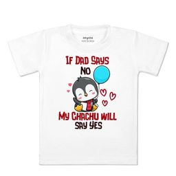 Arvesa Kids Typography Printed Applique T-shirt-image-90
