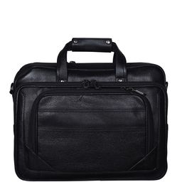 Calvadoss Men Textured Leather Laptop Bag-44