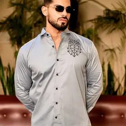 Foomer Men Standard Opaque Casual Shirt-image-68