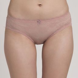 MAKCLAN Women Self Design Lace Low Rise Basic Briefs-15