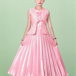 PRENA FASHION Girls Pink Dresses-image-69