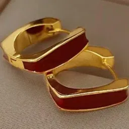 SZN Gold-Plated Hoop Earrings-44