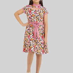 BEING NAUGHTY Girls Floral Printed Fit & Flare Dress-picture-41