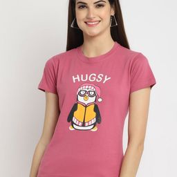Tromko Women Typography Printed T-shirt-picture-1
