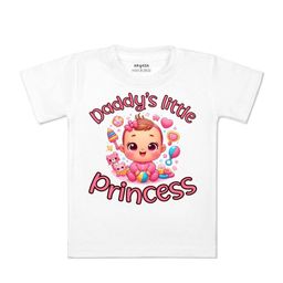 Arvesa Kids Printed V-Neck Applique T-shirt-image-96