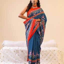 BUTA BUTI Floral Printed Pure Cotton Saree-36