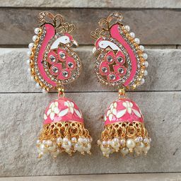 Anouk Contemporary Jhumkas Earrings-43