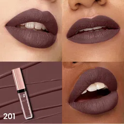 RED 4 Matt Girl Long Lasting Liquid Lipstick - 7 ml - Shade No - 201 image 3