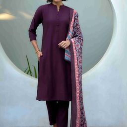 MOJILAA Women Floral Printed Regular Pure Cotton Kurta with Trousers & With Dupatta-image-47