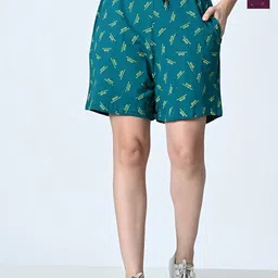 BAESD Women Conversational Printed High-Rise Shorts-picture-16