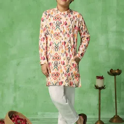 BAESD Boys Printed Regular Kurta with Trousers-38