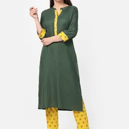 Shree Women Regular Liva Kurta with Trousers-picture-23
