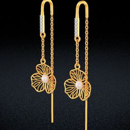 Joyalukkas Women 22KT Gold Earrings 3.44g-image-53
