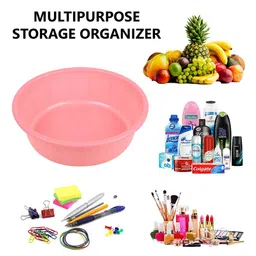Kuber Industries Pink & Black 3 Pieces Regular Desk Organisers 6L Each image 5