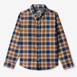 The Souled Store Boys Tartan Checks Checked Casual Shirt-image-83