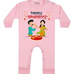 Arvesa My First Diwali Printed Bodysuit-image-65