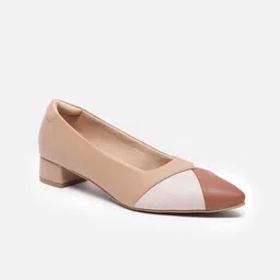 Van Heusen Woman Colourblocked PU Block Pumps-55