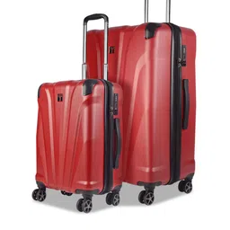 Timus Set Of 2 Leolite Hard Sided Trolley Suitcase-19